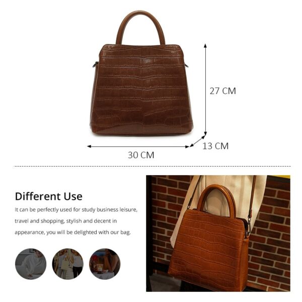 REALER Leather Luxury Handbags Women Bags Shoulder Bag Quality Leather Crossbody Bags Designer 2020 Fashion for Women Messenger