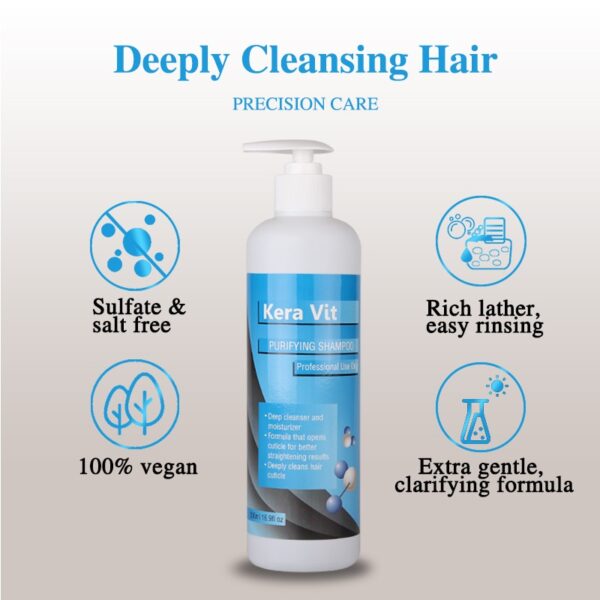 Hair Straightening Purifying Shampoo Sulphate Free
