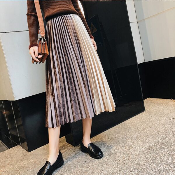 Loita Style A-line Pleated Skirt